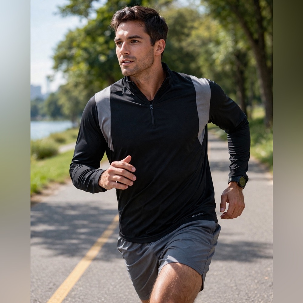 Snake Eyes Black Polyester Athletic Running shirt